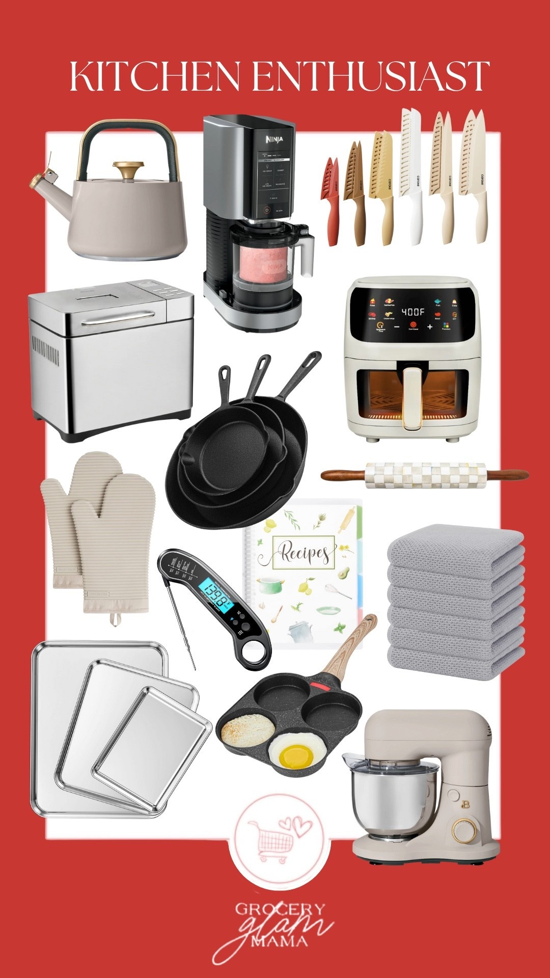 GIFT GUIDE: for the kitchen enthusiast 🎄🍽️ The best holiday gifts for kitchen lovers and home chefs. From a top-rated air fryer and bread maker to must-have kitchen gadgets and cookware, this has everything to elevate their cooking and baking game this season!!

#LTKHome #LTKFindsUnder100 #LTKGiftGuide