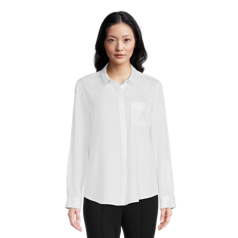 Time And Tru Women's Soft Shirt | Walmart (US)