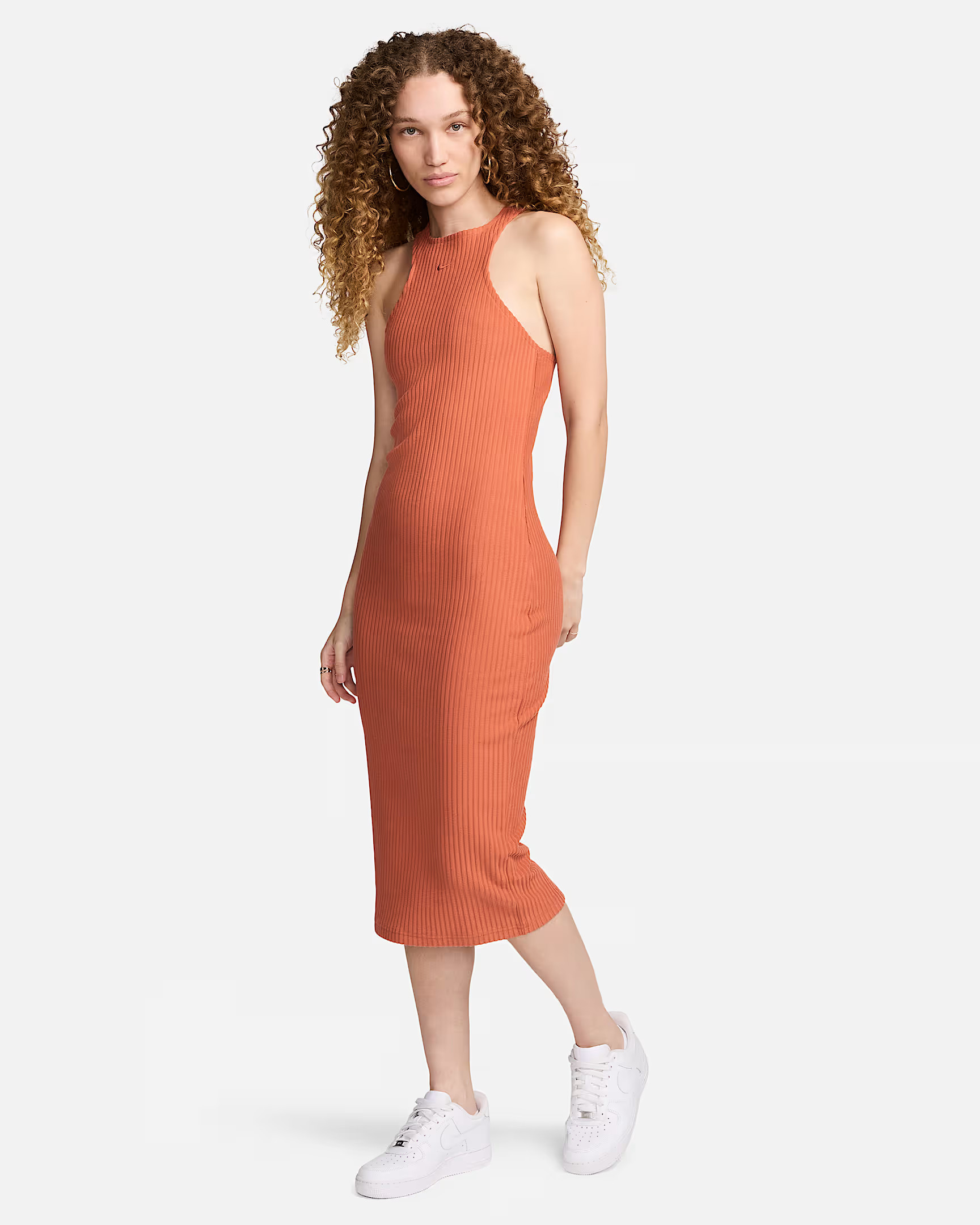 Nike Sportswear Chill Knit Women's Slim Sleeveless Ribbed Midi Dress. Nike.com | Nike (US)
