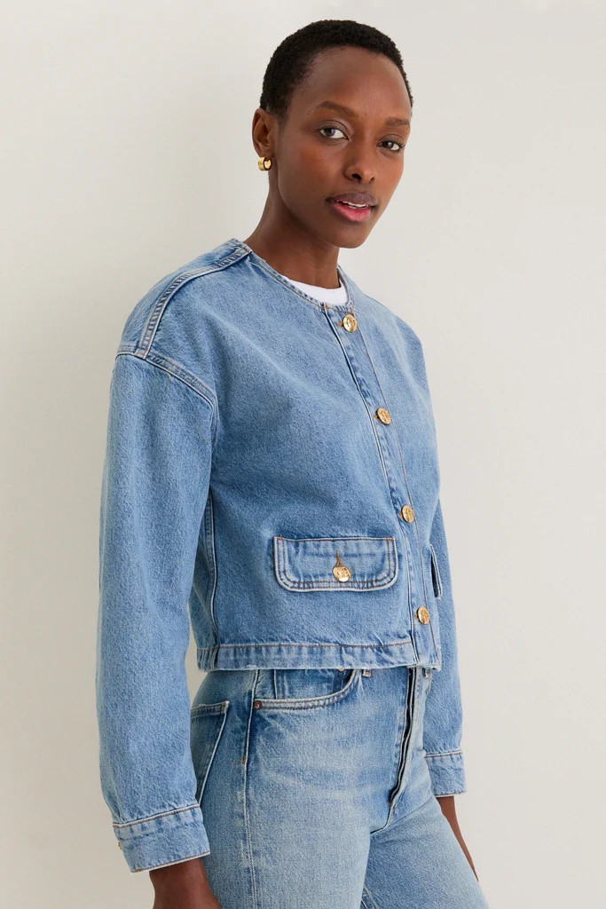 Caspian Blue Blanche Jacket | Tuckernuck (US)