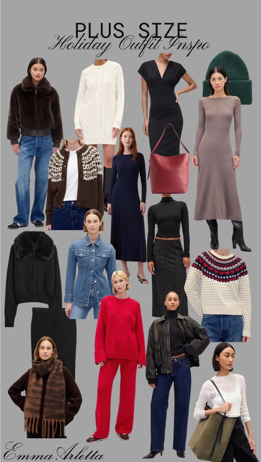 holiday outfit inspo ♥️

Holiday outfit, holiday party outfit, winter outfit, Christmas outfit 

#LTKPlusSize #LTKHoliday #LTKootd