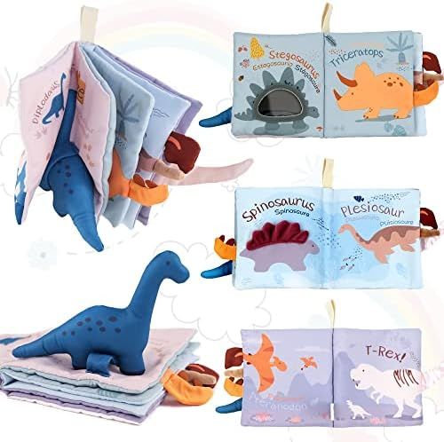 Richgv Soft Baby Books 0-3-6-12 Months, Interactive 3D Baby Cloth Books, Newborn Toys Gifts, Touc... | Amazon (US)