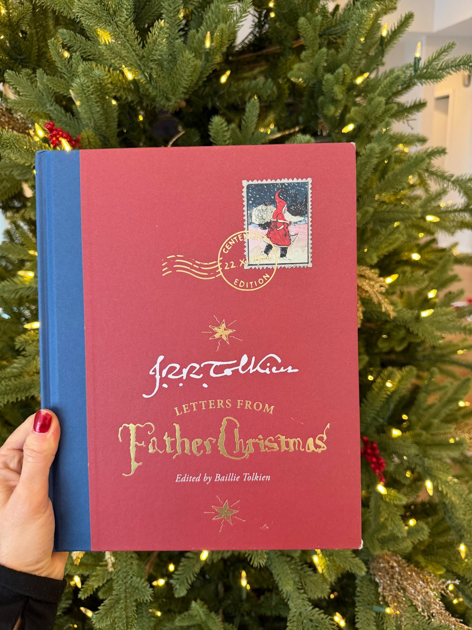 J.R.R. Tolkien wrote his kids Christmas letters from the North Pole each year. The book is full of his original letters and beautiful illustrations! My kids love reading one a day. Christmas Books. 

#LTKGiftGuide #LTKHoliday #LTKmomlife