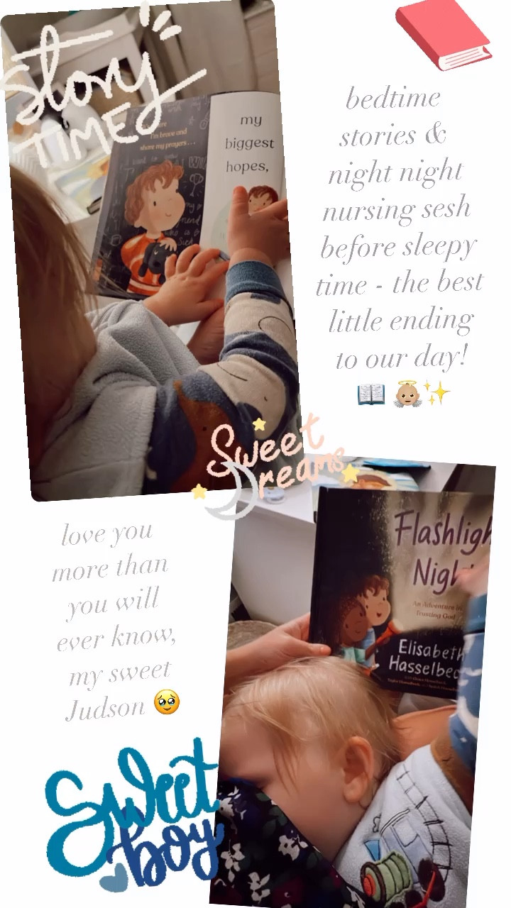 bedtime stories & night night nursing sesh before sleepy time - the best little ending to our day! 📖 👼🏼✨

#LTKfamily #LTKbaby