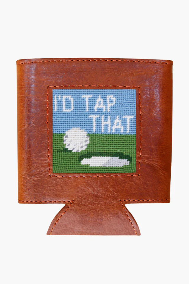 I'd Tap That Needlepoint Can Cooler | Tuckernuck (US)