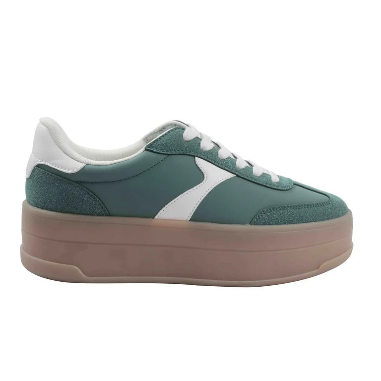 No Boundaries Platform Sporty Sneakers, Women's | Walmart (US)