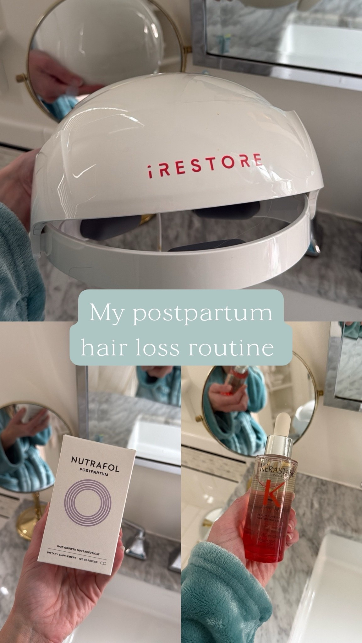 Postpartum hair loss staples I had a round of 3 PRP scalp injections, and my doctor recommended this red light helmet to help with growth. The vitamins are a plus and my stylist recommended the hair growth serum!

Linking other hair growth products I’ve heard good things about as well.

Hair growth, postpartum hair loss, healthy hair, postpartum essentials @Nutrafol 

#LTKmomlife #LTKBump #LTKBaby