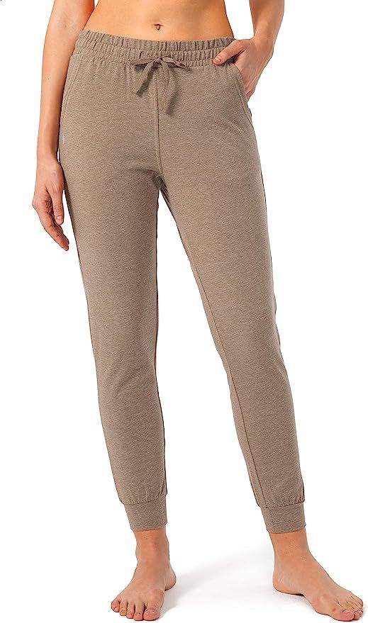 SANTINY Women's Sweatpants with 3 Pockets Cotton Pants Yoga Lounge Joggers for Women | Amazon (US)