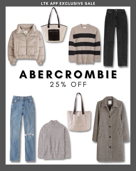 25% off at Abercrombie when shopping through the LTK app 12/9 - 12/12

#LTKsalealert #LTKxAF