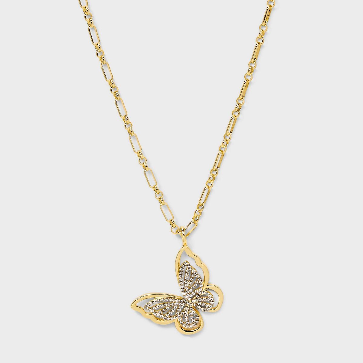 SUGARFIX by BaubleBar Butterfly Pendant Necklace - Gold | Target