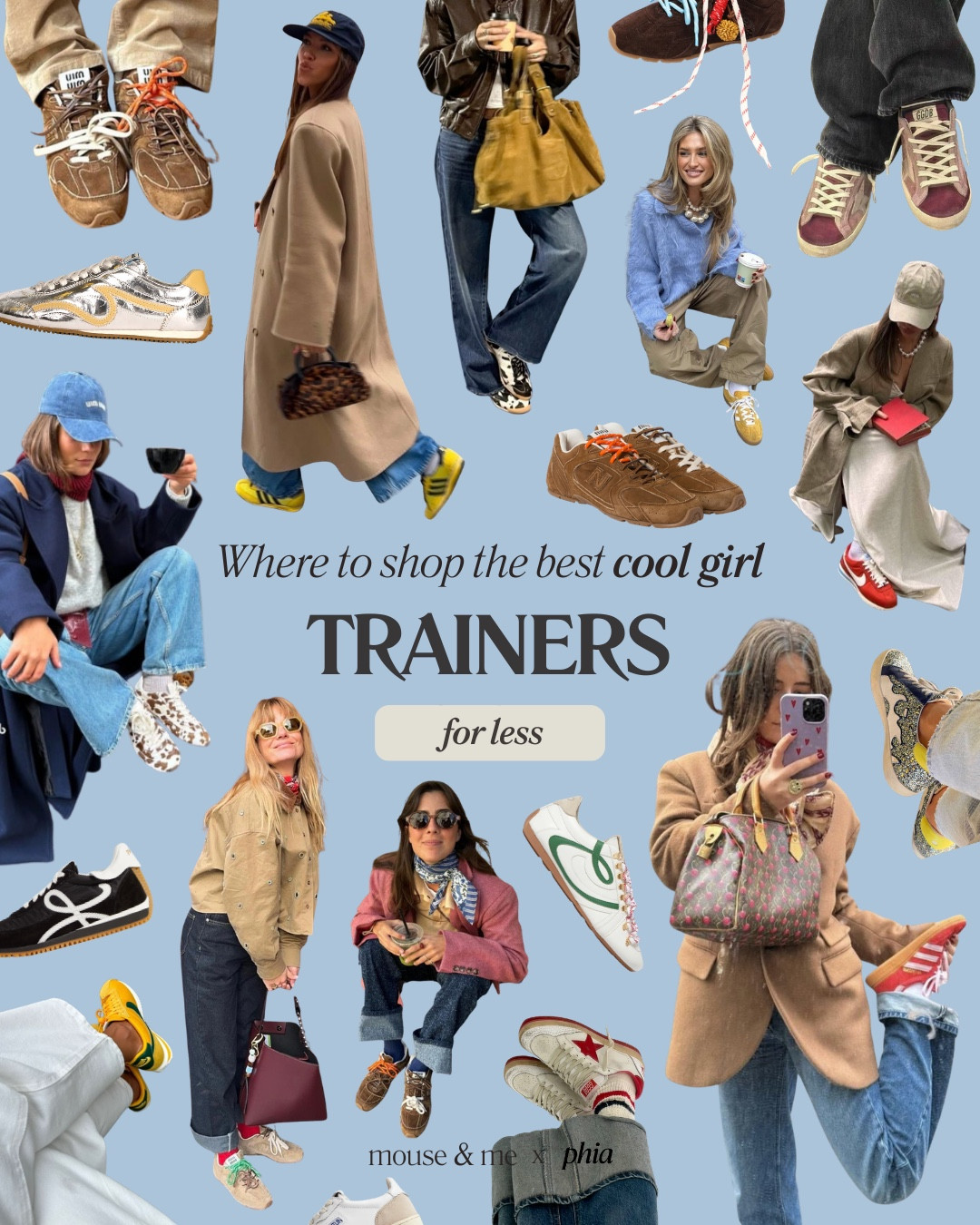 Where to find the hottest trainers on the block, for less ❤️‍🔥

This is your sign to download the free Phia app to find similar styles to your dream items, for a cheaper price ✨

#trainers #sneakers #wheretoshop #miumiu #suedetrainers