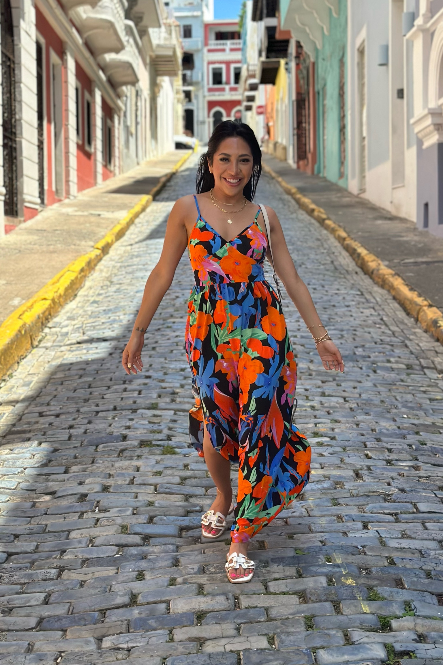 Flowy petite dress! Super comfy and light great for walking around outside 🧡

#LTKSeasonal #LTKtravel #LTKunder100