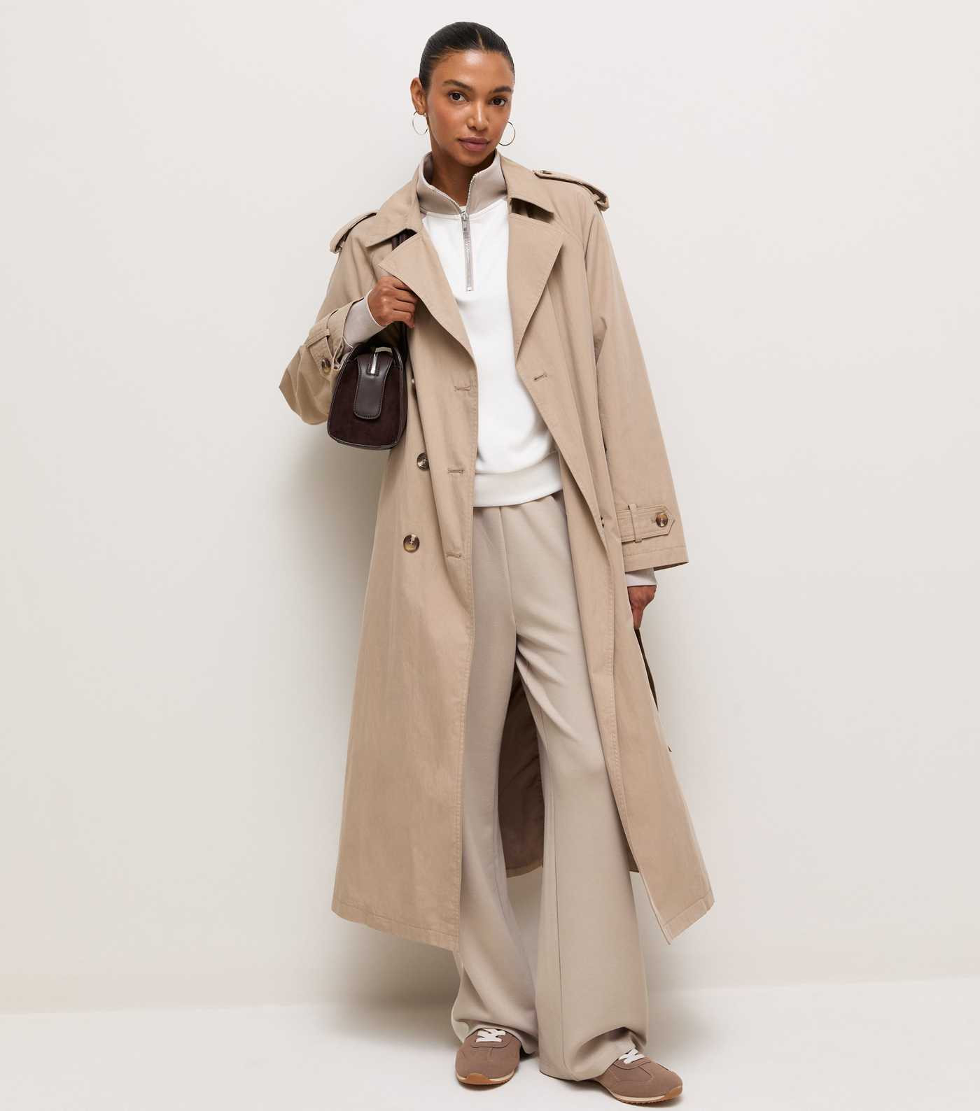 Premium Mink Side Stripe Wide Leg Trousers | New Look | New Look (UK)