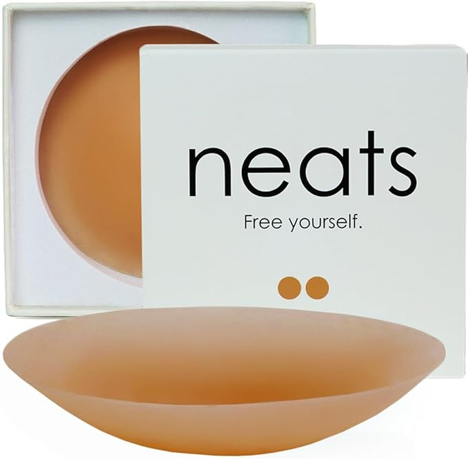 NEATS Nipple Covers for Women, Reusable & Hypoallergenic Adhesive Silicone Pasties | Amazon (US)