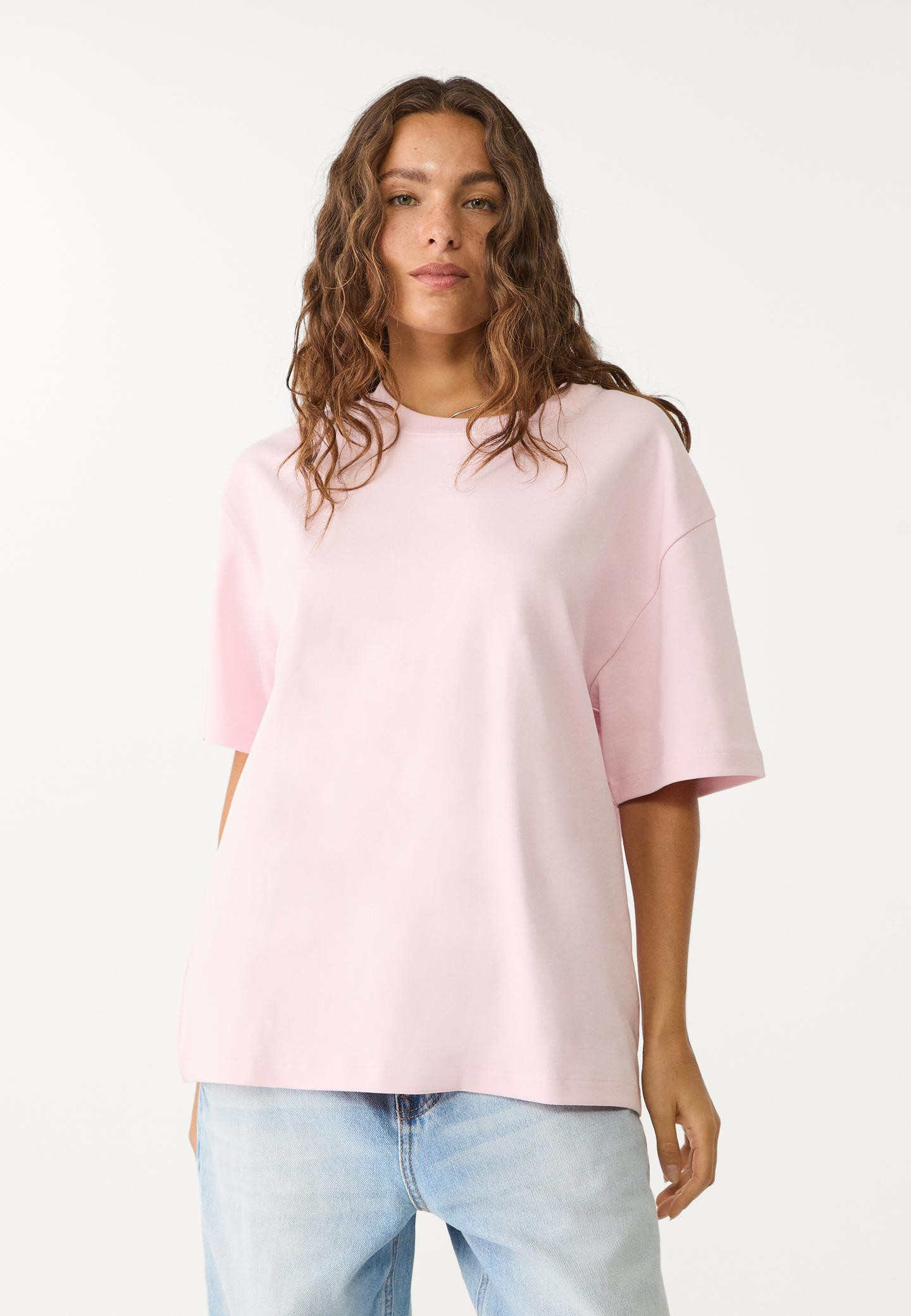T-shirt basique oversize heavy weight | Stradivarius (FR)