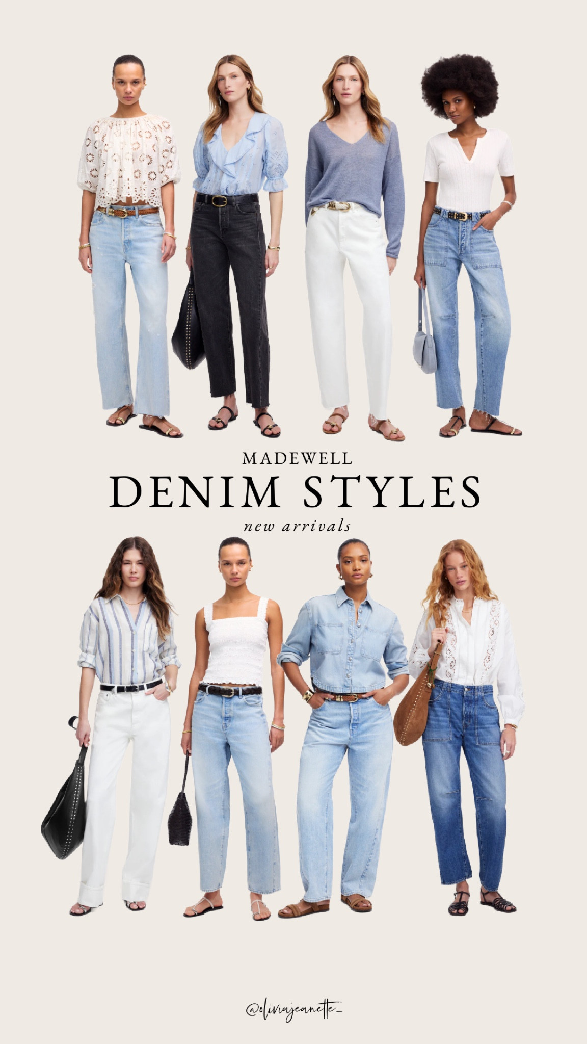 Midwell new arrivals for denim for spring and summer

#LTKSeasonal #LTKxMadewell