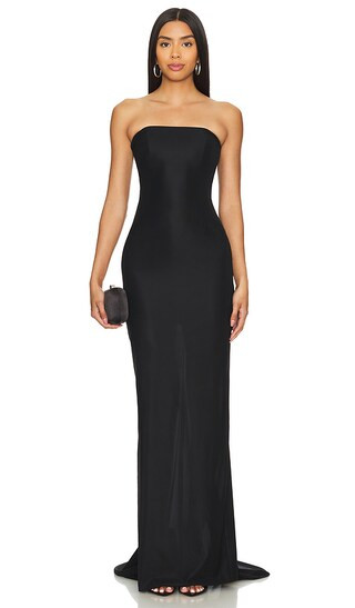 Amaya Maxi Dress in Black Formal Winter Dress Formal Wedding Guest Dress Formal Winter 2025 Outfits | Revolve Clothing (Global)
