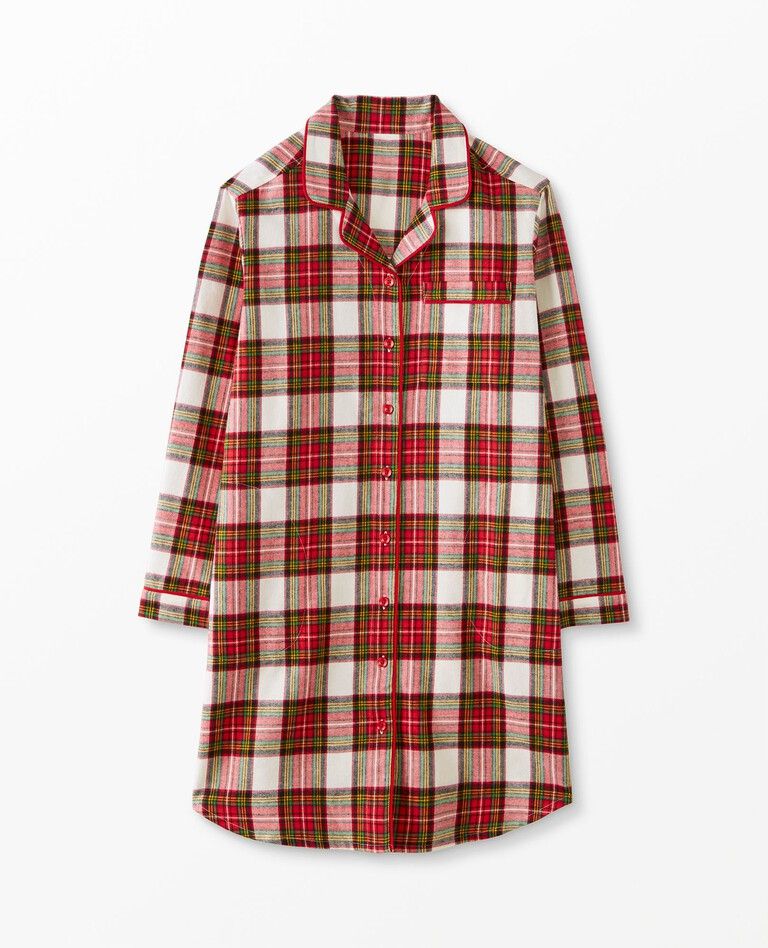 Women's Holiday Flannel Night Shirt | Hanna Andersson