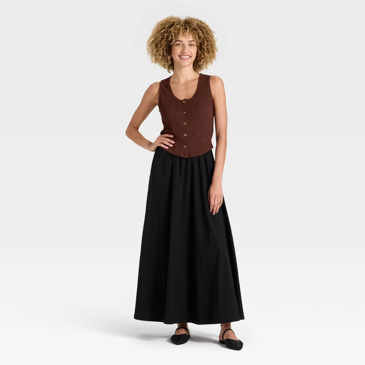 Women's Crinckle Vest - A New Day™ | Target