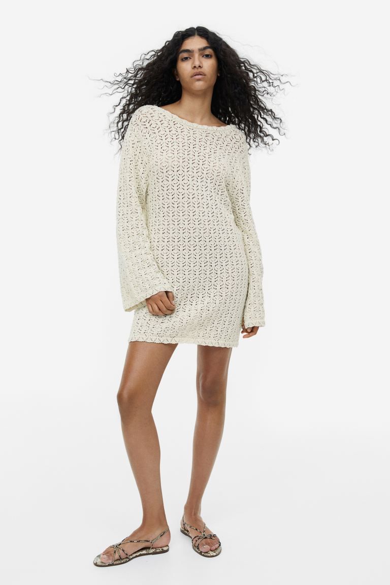 Crochet-look Mini Dress | H&M (US)