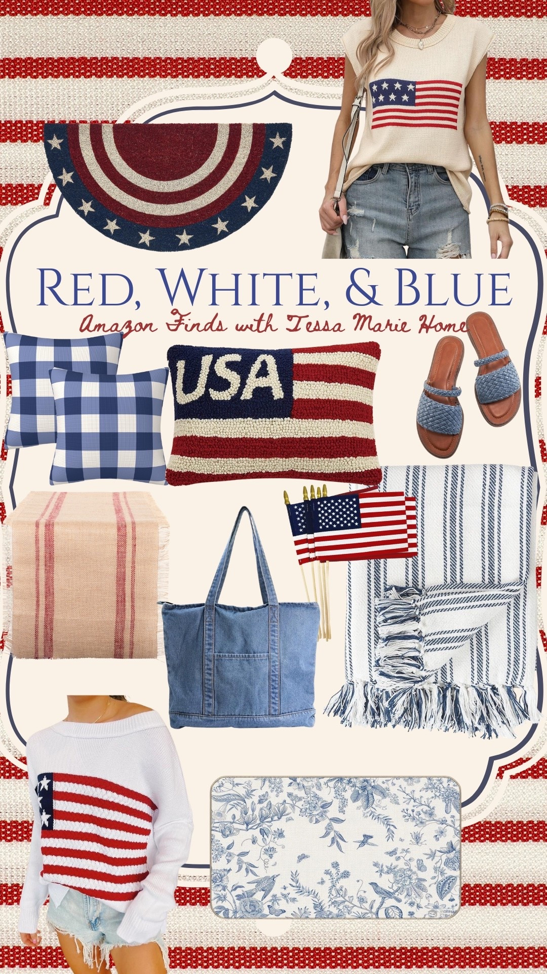 Everyone needs a little extra Americana in their life 🇺🇸 

#LTKFindsUnder100 #LTKSeasonal #LTKHome