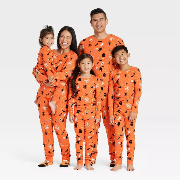Women's Halloween Matching Family Pajama Set - Hyde & EEK! Boutique™ Orange | Target