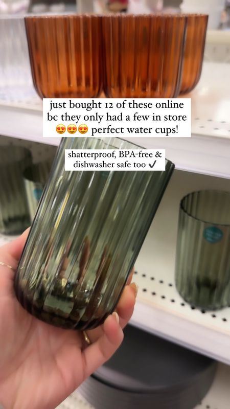 Restock alert!! The best cups / tumblers from Target. 

They look so expensive but are only $3. More colors available!

#LTKVideo #LTKfindsunder50 #LTKhome