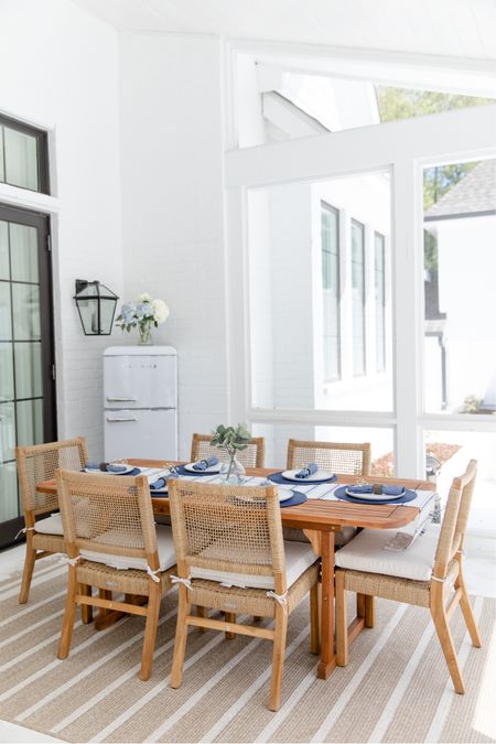 Create the perfect cozy outdoor or indoor dining space with affordable pieces from @Walmart! #WalmartPartner 

I am so proud of how this area came out. It looks absolutely stunning and expensive but all the pieces are affordable! My favorite find might be the $12 farmhouse style table runner! Get that fast before it sells out! #Walmart #WalmartHome #WalmartStyle