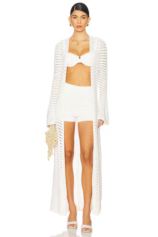 DEVON WINDSOR Elliott Robe in Ivory from Revolve.com | Revolve Clothing (Global)