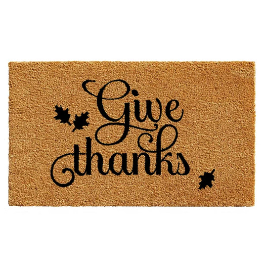 Calloway Mills Give Thanks Outdoor Doormat - ...