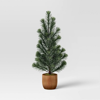 Christmas Snowy Flocked Artificial Tree Small - Threshold™ | Target