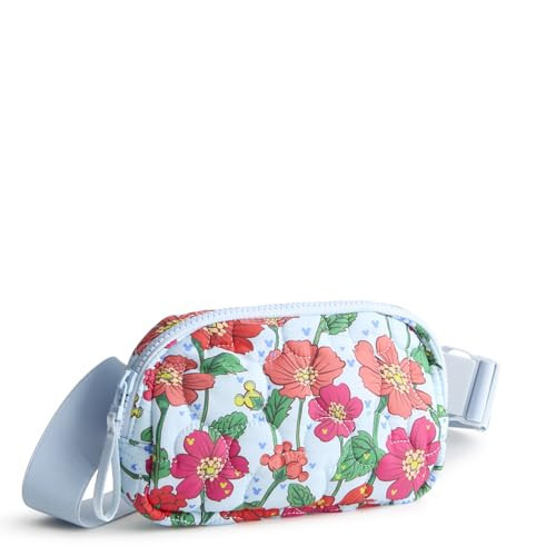 Vera Bradley Women's Disney Featherweight Woodward Small Belt Bag, Mickey Meadow, One Size | Amazon (US)