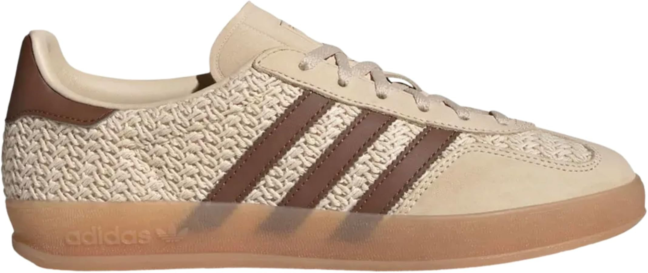 adidas Originals Gazelle Indoor Womens Sneaker (Sanstr/Prebrn/Gum3, 7.5 US) | Amazon (US)
