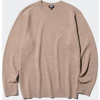 Uniqlo - 100% Cashmere Crew Neck Jumper - Beige - 3XL | UNIQLO (UK)