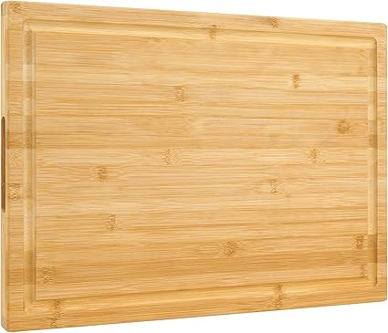 Utoplike Extra Large XXXL Bamboo Cutting Board 24'' x16''(60cm x 40cm), Largest Wooden Butcher Bl... | Amazon (CA)