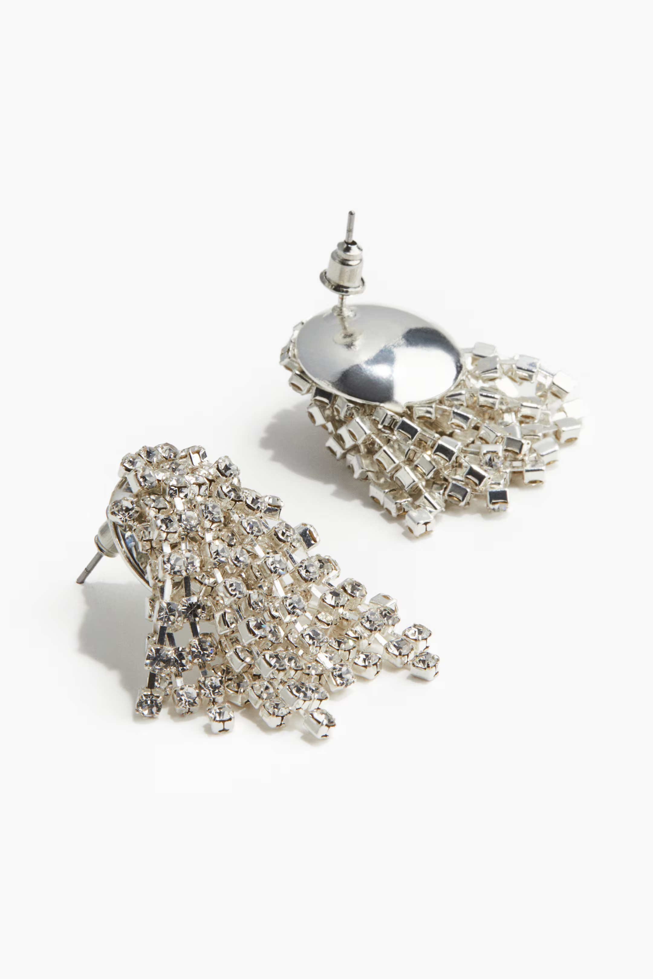Rhinestone-Chain Earrings | H&M (US + CA)