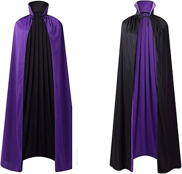 TOONRAIN Black and Red Reversible Halloween Christmas Cloak Masquerade Party Cape Magician Vampir... | Amazon (US)