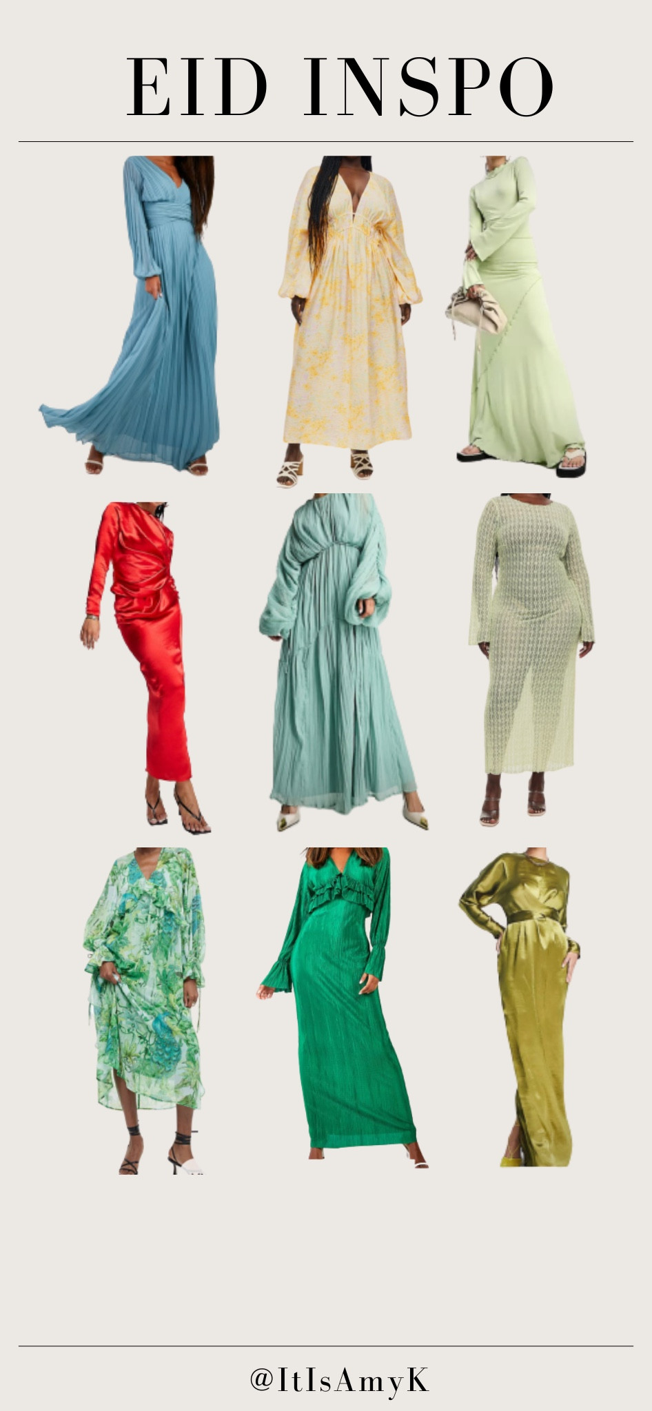 Eid outfit inspo for the maxi dress, long sleeve, full coverage girliessss!! 

#LTKunder100 #LTKwedding #LTKSeasonal