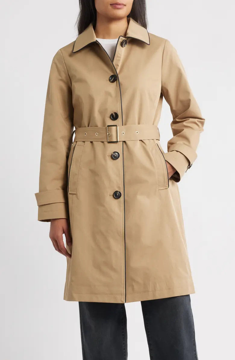 Water Resistant Belted Trench Coat | Nordstrom