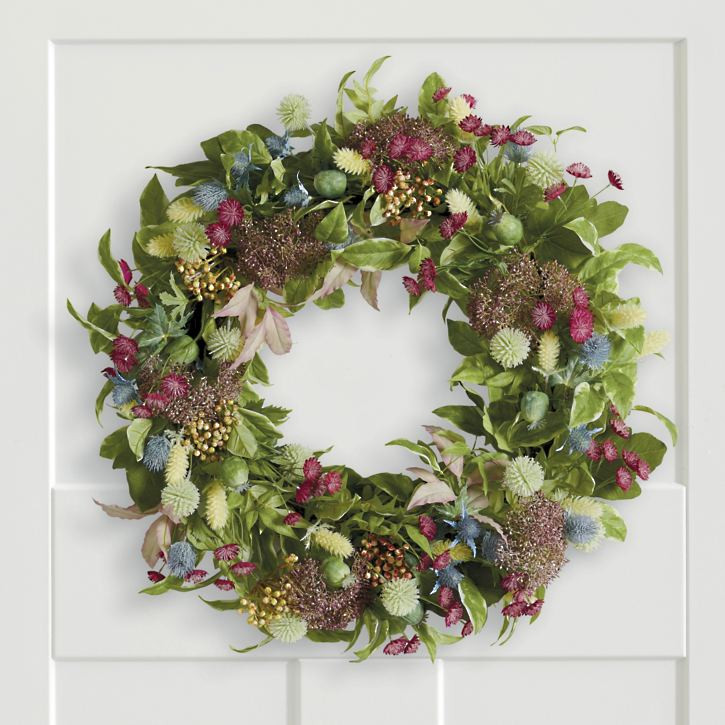 Farmhouse Floral Wreath | Grandin Road | Grandin Road