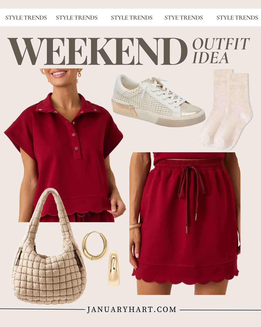 The August Lookbook

late summer outfits, preppy outfit ideas, red casual outfit, skirt set, matching skirt set, fall transition, sneakers, athleisure, scuba knit, casual fall outfits 

 #LTKOver40 #LTKFindsUnder100 #LTKStyleTip