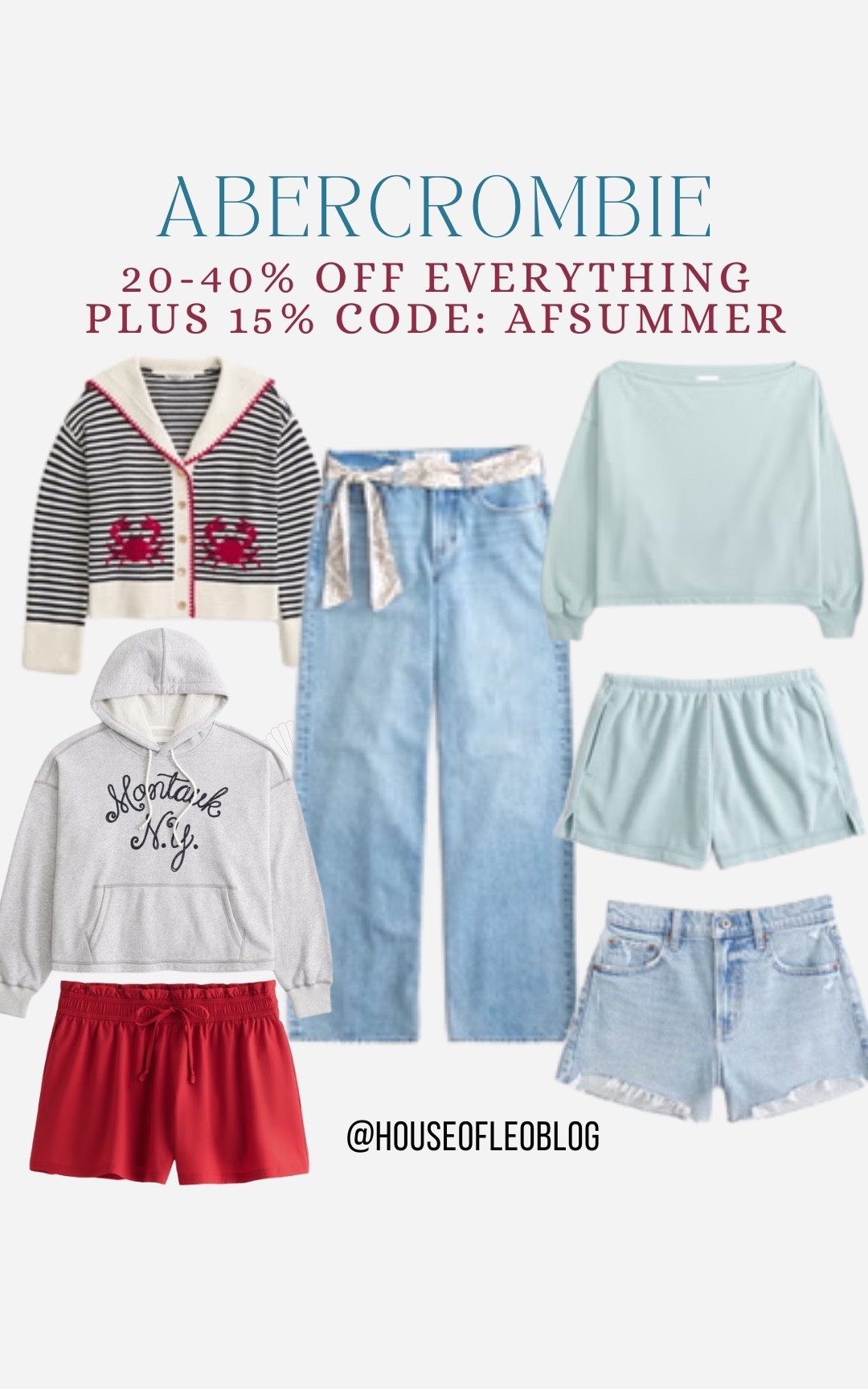 Abercrombie code: AFSUMMER

#LTKSaleAlert