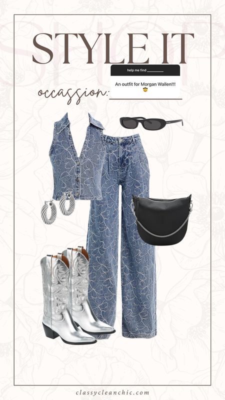 Denim concert outfit country concert set denim vest and Jean set. Ordered my usual small/2
Dibs code: emerson (good life gold & strawberry summer)
Loving tan: emerson
Electric picks: emerson20

#LTKSeasonal #LTKStyleTip #LTKParties