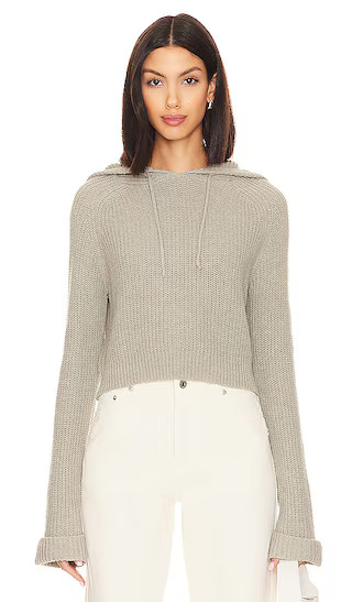 Crystal Knit Hoodie in Grey | Revolve Clothing (Global)