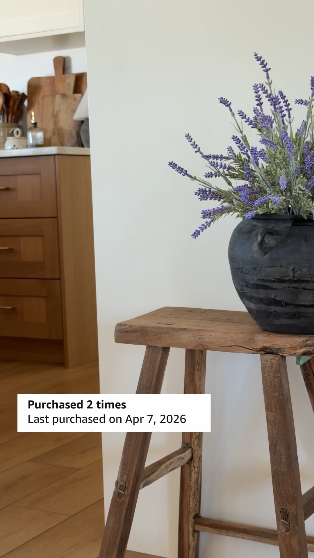 ok I need to say this… I ordered these faux lavender on a whim
and immediately went back and ordered 2 more 🫠

they are hands down the nicest faux stems I’ve ever bought
so soft, airy, and they actually look real! I planned on styling them outside but these ones are staying here 😍

#LTKsale #LTKhome #LTKstyletip