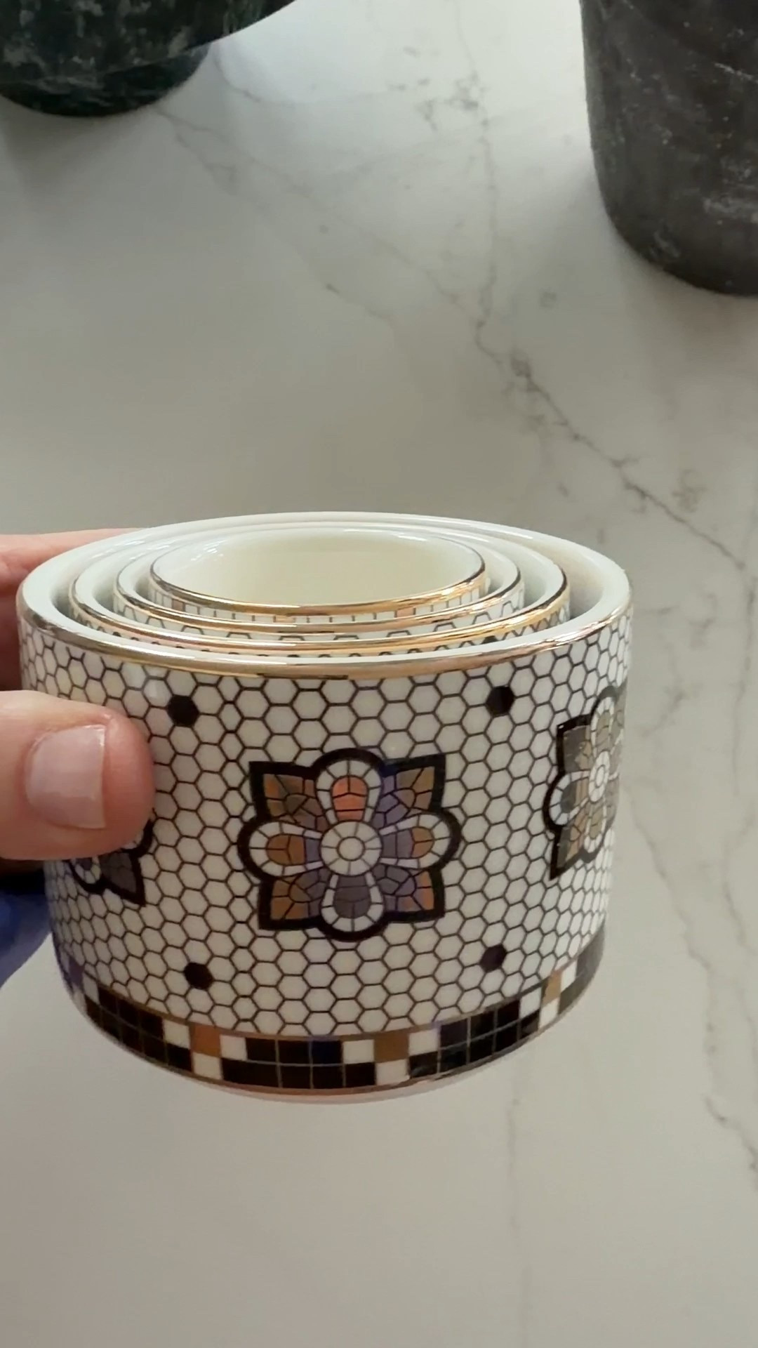 The most beautiful bistro tile measuring cups 

#LTKOver40