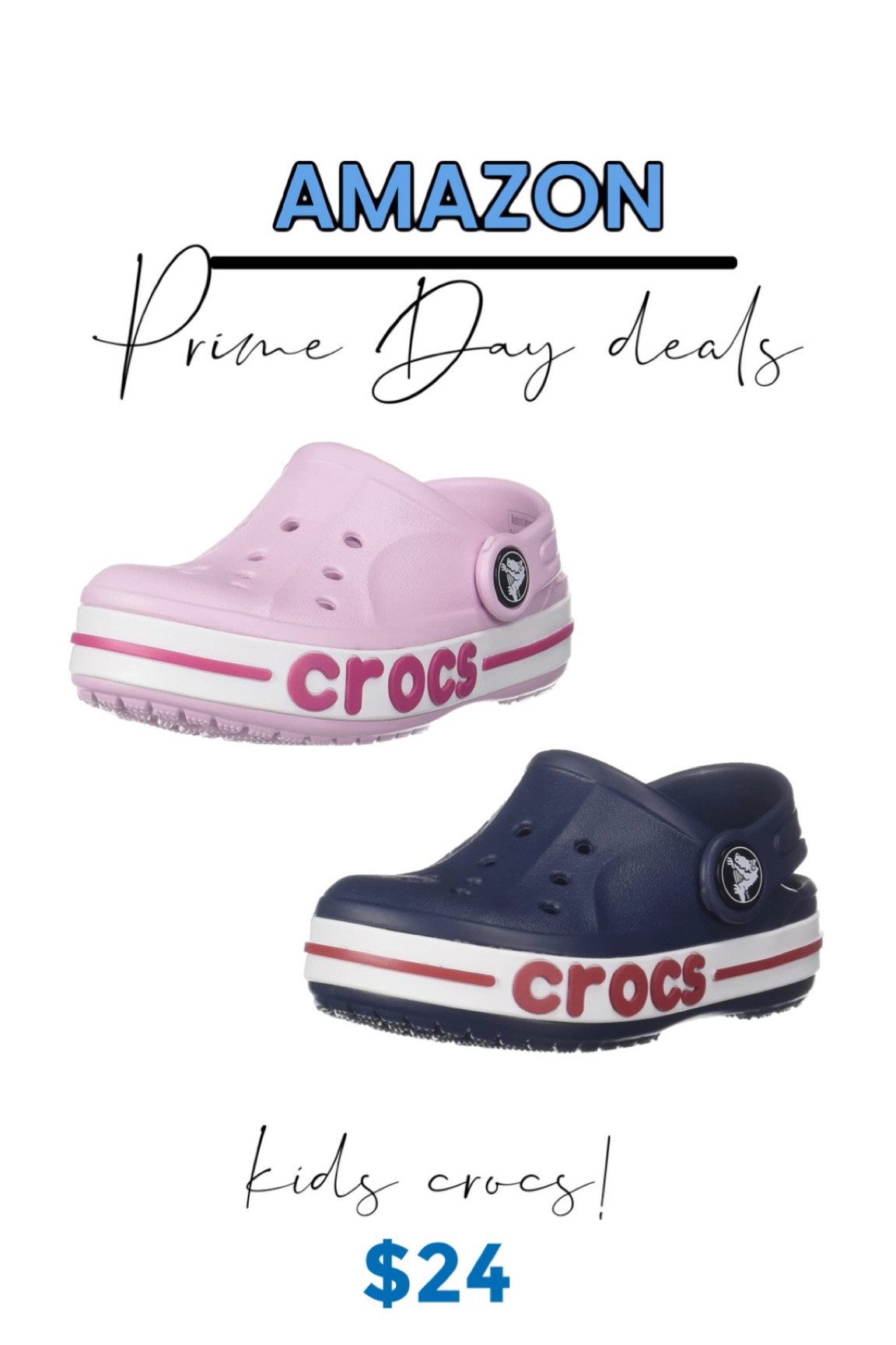 Amazon prime day deal - kids crocs - $24 - kids summer shoes 

#LTKxPrimeDay #LTKkids #LTKshoecrush