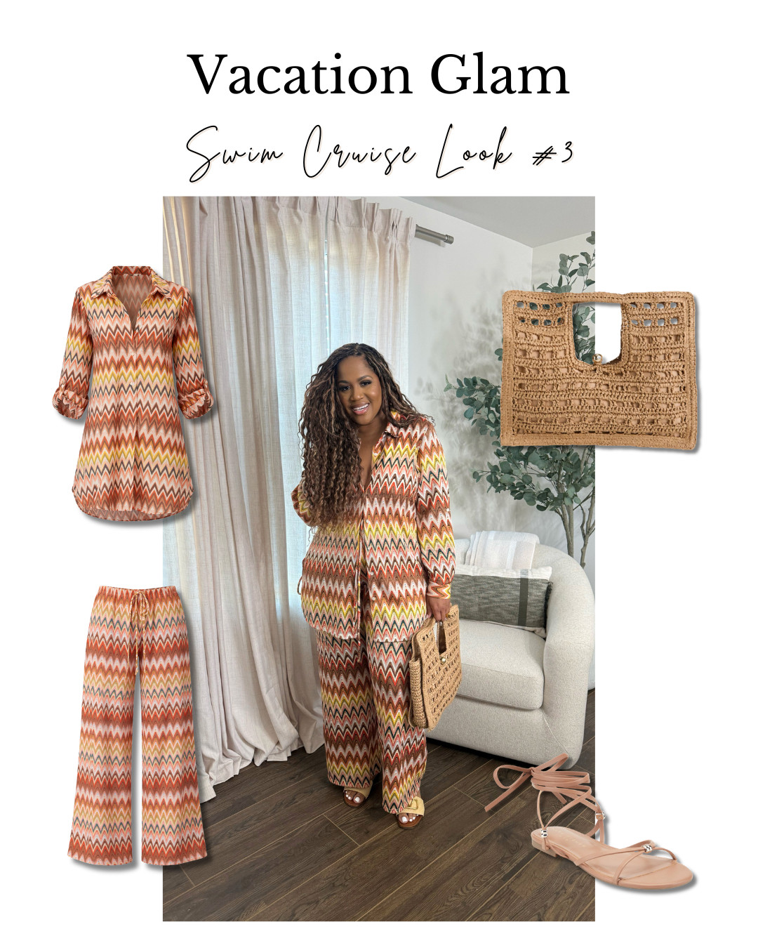 Cruise look #3 🌴
Simple, comfy, and still looks put together.
Linked a similar sandal since mine are unavailable.

#SwimFit #CruiseStyle #VacationOutfit #ResortWear #MatchingSetStyle #TravelStyle #BeachToBar #EffortlessStyle #LTKStyle #SummerLooks #VacationVibes #OOTDInspo 

 #LTKootd #LTKSwim #LTKTravel