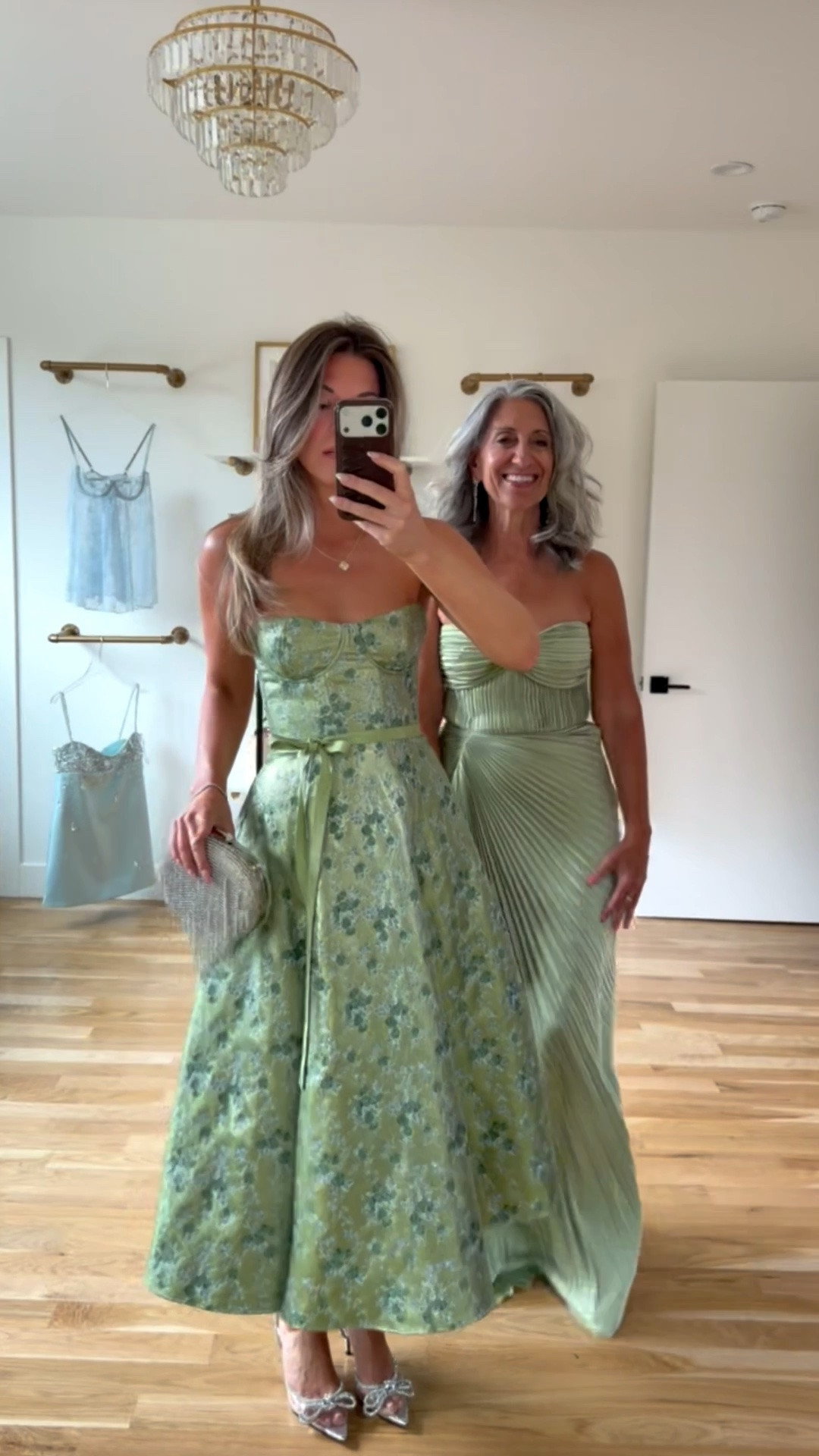 black tie wedding spring event strapless green floral dresses 

wearing my usual size s 

Wedding 
Spring event 
Floral 
Sweetheart 
Formal gown 
Special occasion

#LTKootd #LTKWedding #LTKTravel