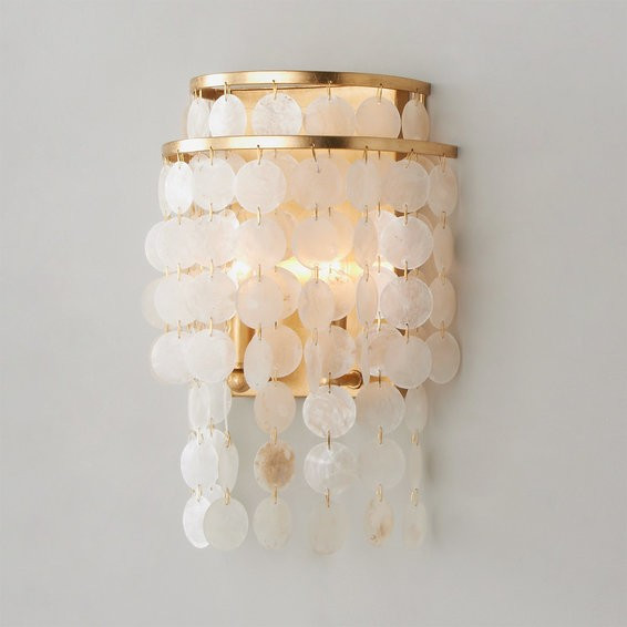 Elegant Capiz Shell Sconce | Shades of Light